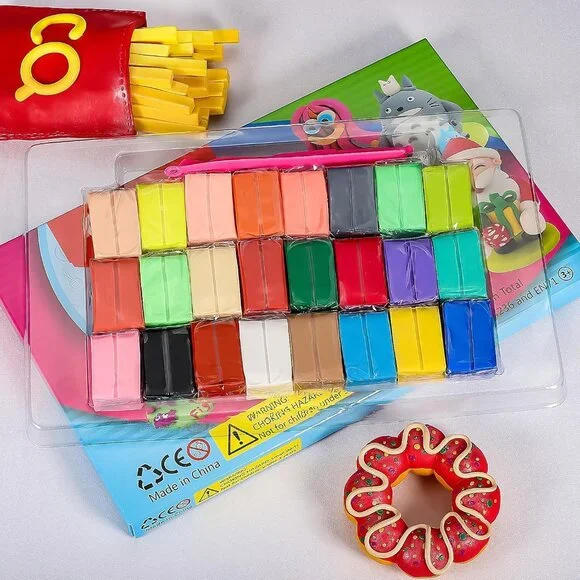 Polymer Clay Kit, Mini Modeling Clay Set for Kids/Beginners/Artist, 24 Colors - Picture 2 of 9